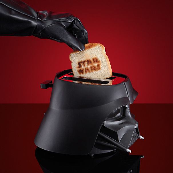 Darth Vader Toast Maker-15 Geeky Kitchen Gadgets That Will Make Your Kitchen A Super Kitchen