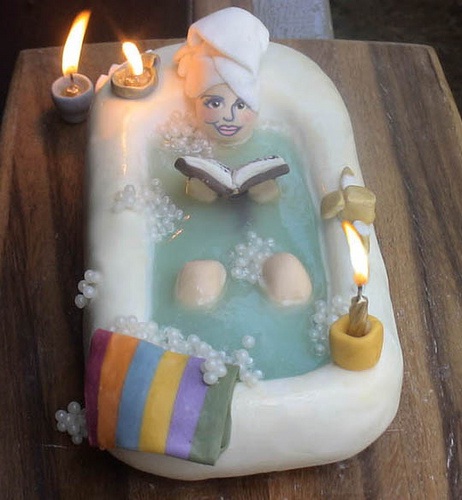 Relaxing in the bath-Sexiest Cakes Ever