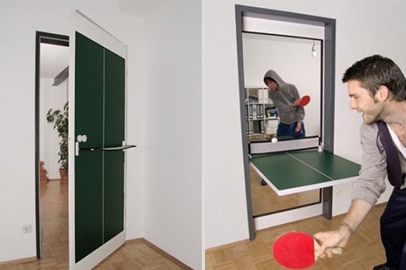 Door Ping Pong Table-15 Awesome Innovations That Simplify Everyday Life