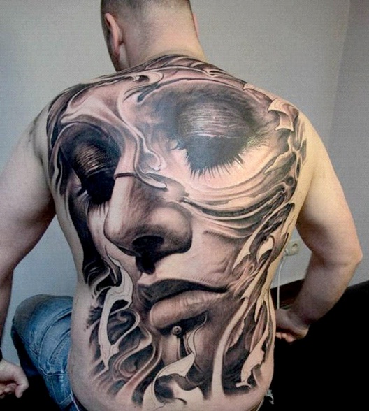 Seeing The Past-24 Most Amazing Illusion Tattoos