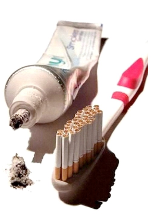 Smoking Toothbrush-24 Most Creative Anti-Smoking Ads