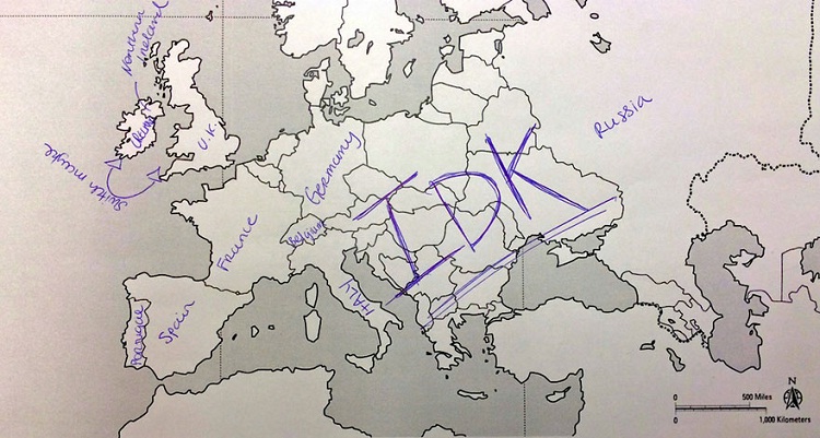 A Big IDK-Europe According To Americans