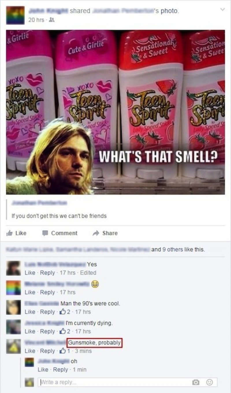 What's that Smell?-15 Hysterical Facebook Photo Comments Ever