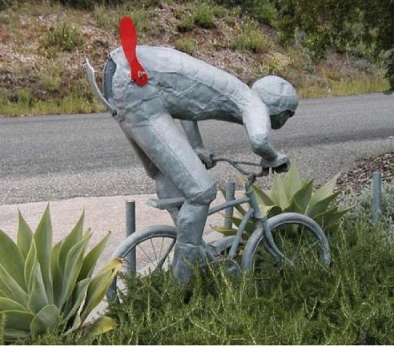 Put The Mails In My Ass, I'm Riding My Bike-15 Weirdest Yet Hilarious Mailboxes You'll Ever See