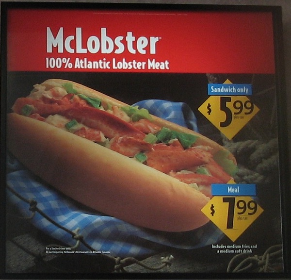 McLobster-Failed McDonald's Products