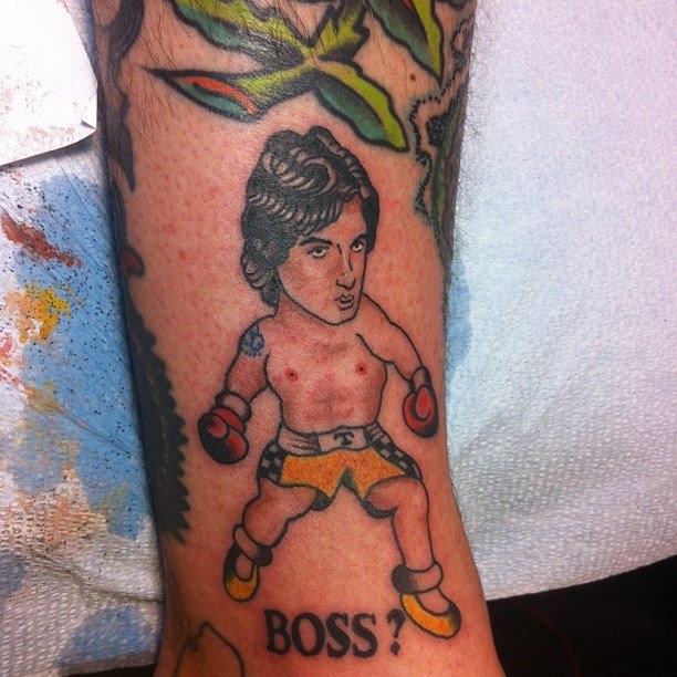 The Boss?-Worst Celebrity Faces Tattoos