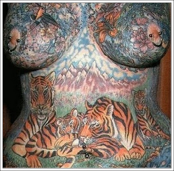 Tigers-Full Body Tattoos