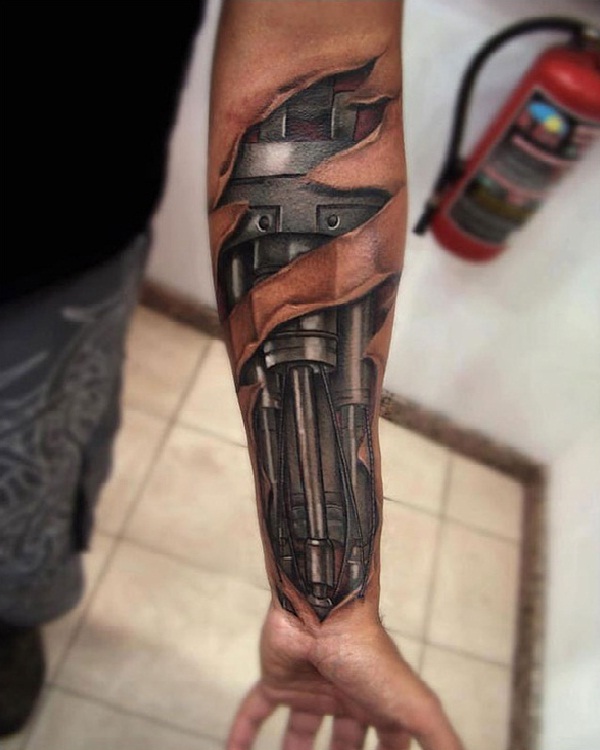 The robot-Top 15 Tattoos For Men