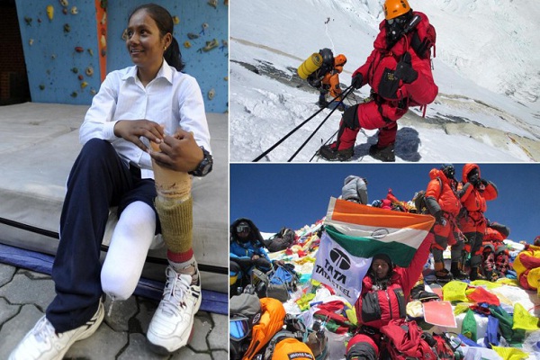 Arunima Sinah Climbs Mount Everest-World's First Women