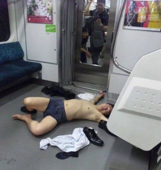 It's Not A Bed-WTF Subway Fails