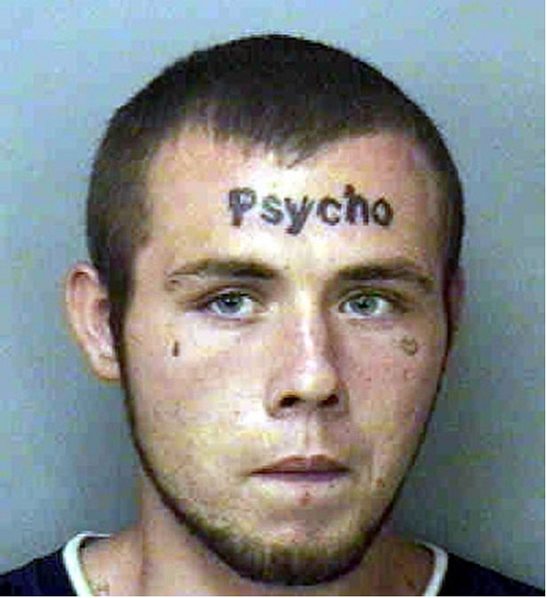 Terrible Forehead Tattoo-Terrible Tattoo