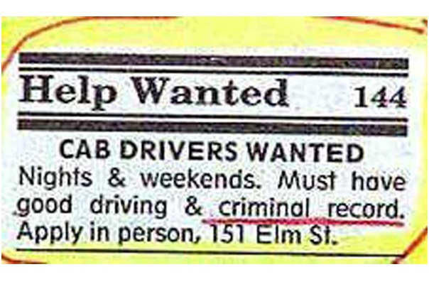 Wanted: Employee with a record-Hilarious Job Ads