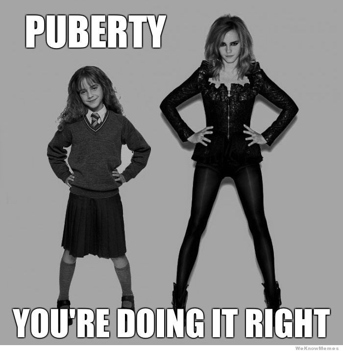 Emma Watson-15 Images That Show Puberty Doing It Right