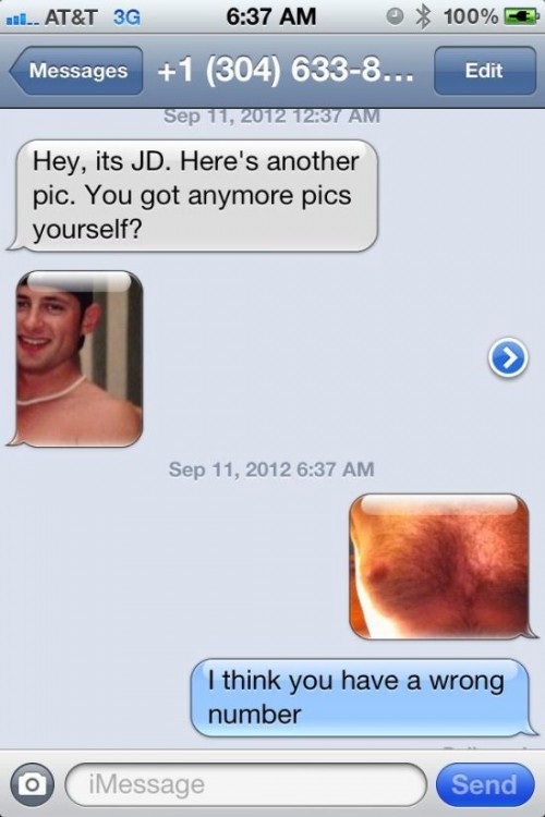 Well he asked for it-Hilarious Wrong Number Replies