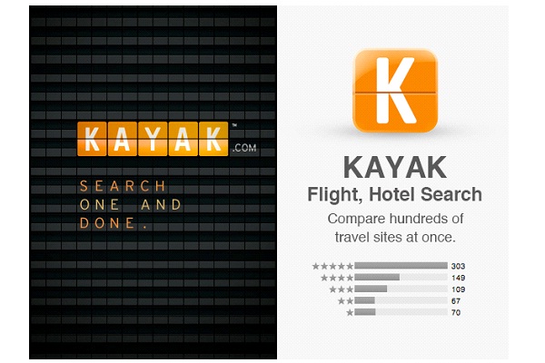 Kayak-Best Travel Websites