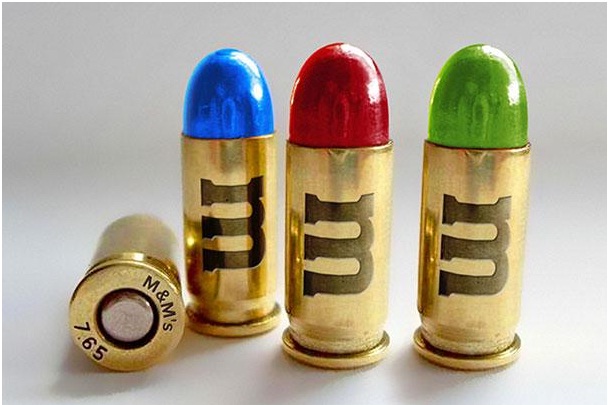 Bullet M&Ms;-Popular Brands With Different Products In Ilya Kalimulin's Photo