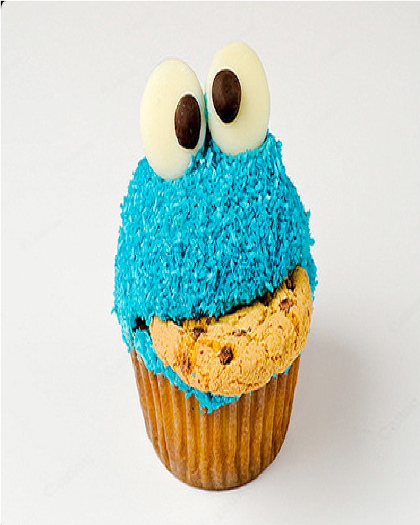 The Cookie Monster-Amazing Cupcakes
