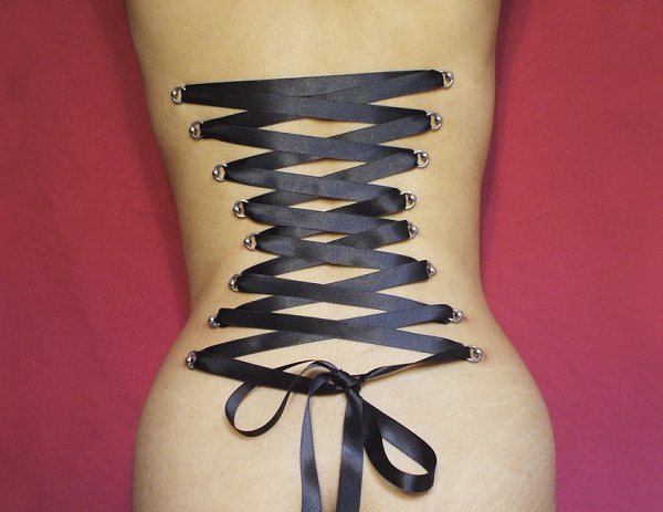 Implanted corset-Bizarre Body Modification Implants