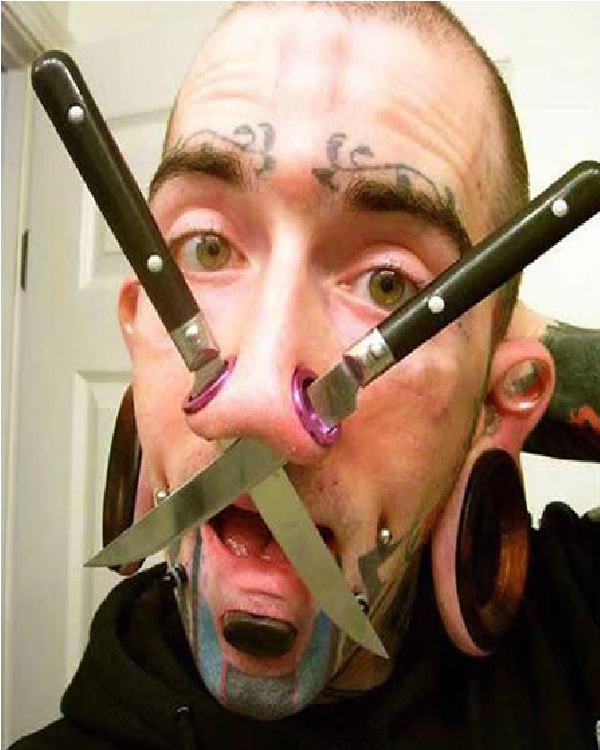 Knives-Weirdest Piercings Ever