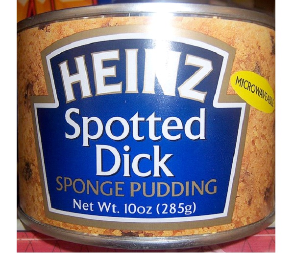 Heinz Spotted Dick Sponge Pudding-Most Inappropriate Product Names