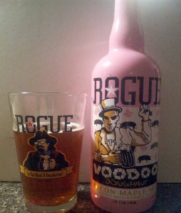 Rogue Voodoo Doughnut - Bacon Maple Ale-Weirdest Beer Flavors