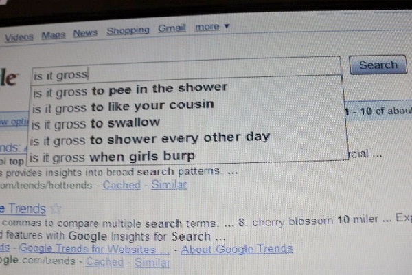 Is It Gross ...-Hilarious Google Search Suggestions