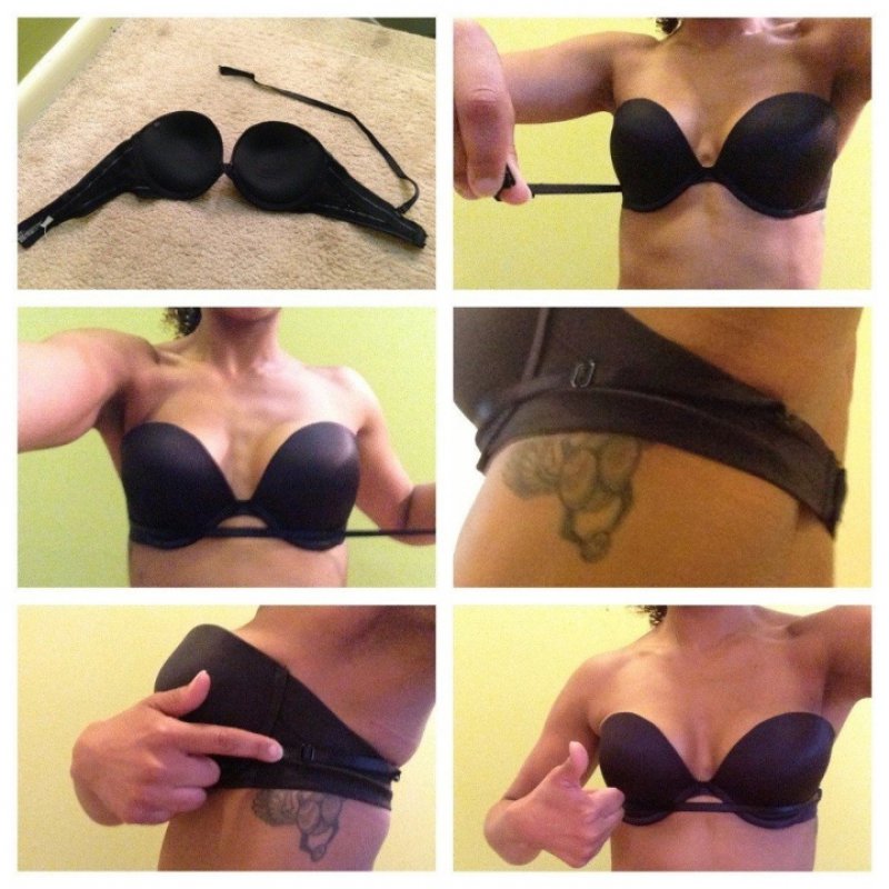 The Perfect Solution to Stop Strapless Bras from Sliding Down-12 Bra Hacks You Probably Don't Know