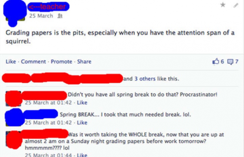 That Teacher Who is More Like a Student-15 Teachers And Their Epic Facebook Fails