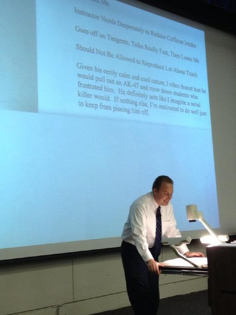 Professors Reads out His Own Student Reviews -15 Awesome Professors That Everyone Wishes To Have