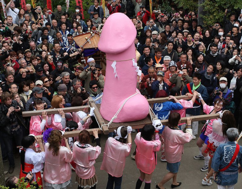 Japan's Annual Penis Festival-15 Weird Things That Can Happen Only In Japan