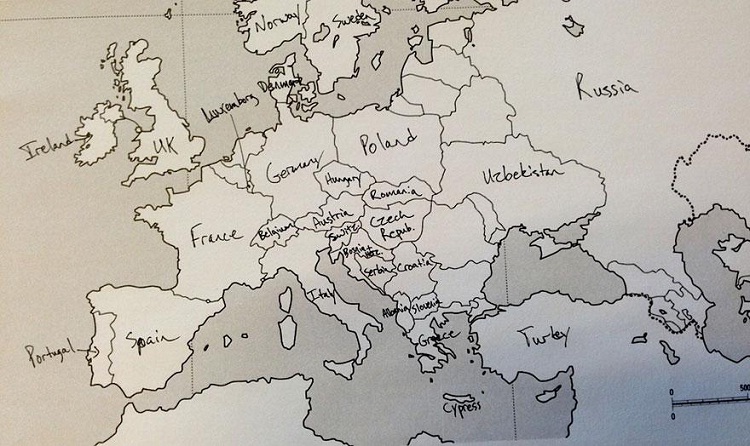 Showing off, but wrong-Europe According To Americans