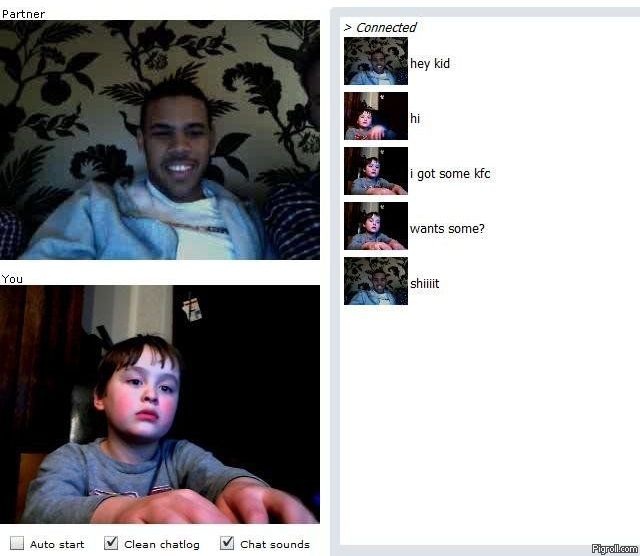 The KFC kid-24 Hilarious Chatroulette Chats That Will Make You Laugh Out Loud