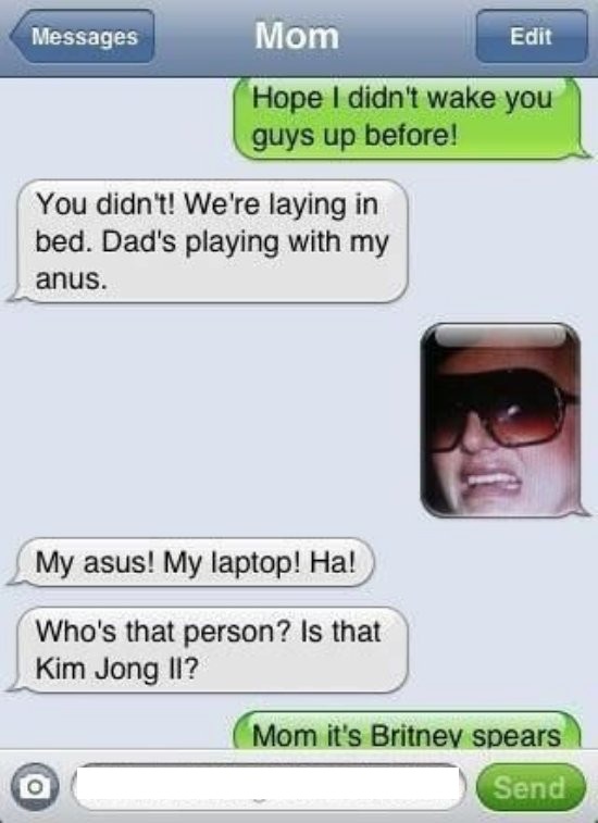 Epic Autocorrect Fail-15 Most Awkward Texts From Mom