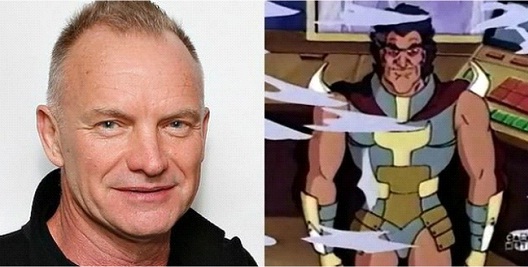 Sting As Zarm In Captain Planet And The Planeteers-24 Cartoons Voiced By Celebrities