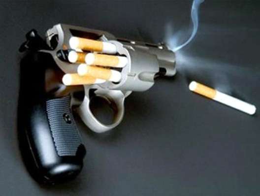 A Bullet In Every Chamber-24 Most Creative Anti-Smoking Ads