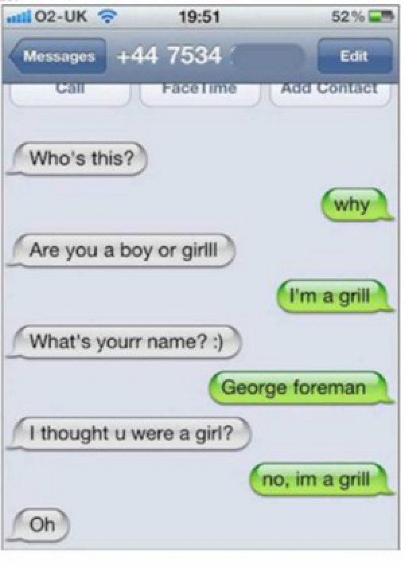 This Funny Girl vs. Grill Conversation-15 Hilarious Wrong Number Conversations