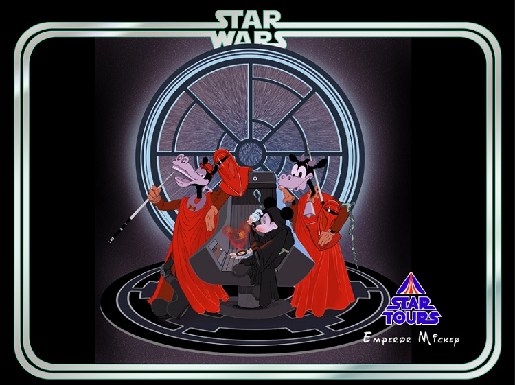 A Darker Side-Disney Characters In Star Wars Theme