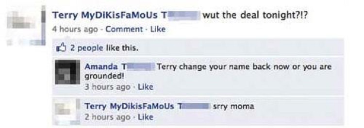 TerryYourMomIsOnFacebook-15 Images That Show You Shouldn't Add Your Mom On Facebook