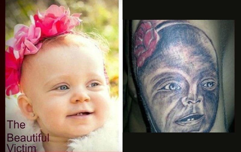 Oh the Poor Baby-15 People Who Regretted Their Tattoos
