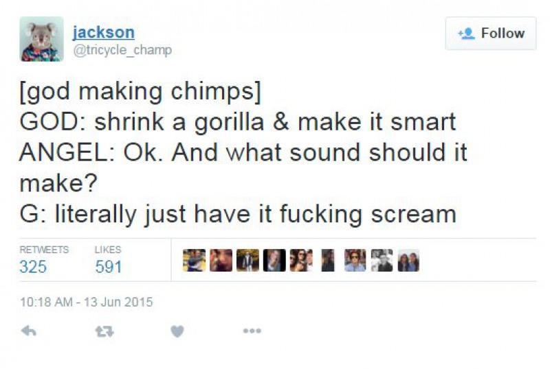 How God Made Gorillas-15 Tweets About God That Will Make You Laugh