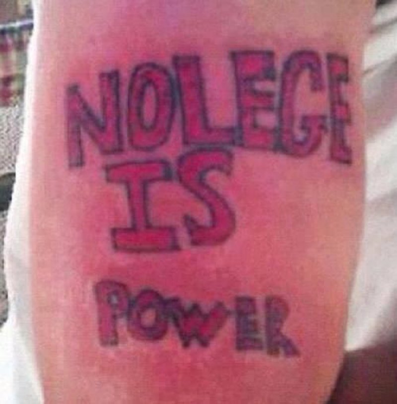 Spellings... They are Important!-15 People Who Regretted Their Tattoos