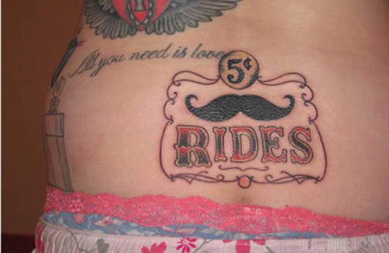 5 Cent Rides, Anyone?-15 Tramp Stamps That Will Make You Feel Disgusted