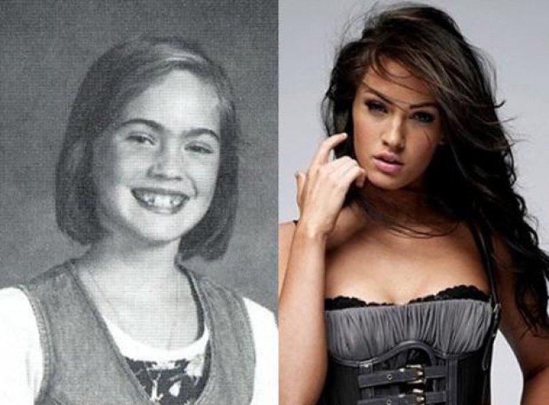 Megan Fox-12 Celebrities Who Looked Ugly When They Were Kids