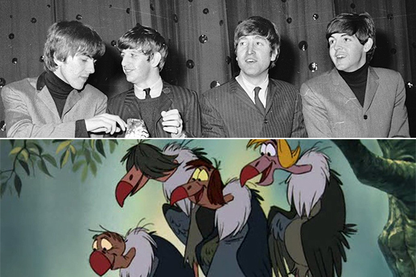 Jungle Book’s Vultures Were Supposed to be Voiced by the Beatles-15 Disney Movie Secrets You Don’t Know