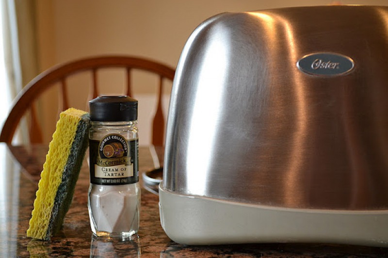 Clean Gunk Off Your Toaster with Cream of Tartar-15 Home Cleaning Hacks That Make Cleaning Easy