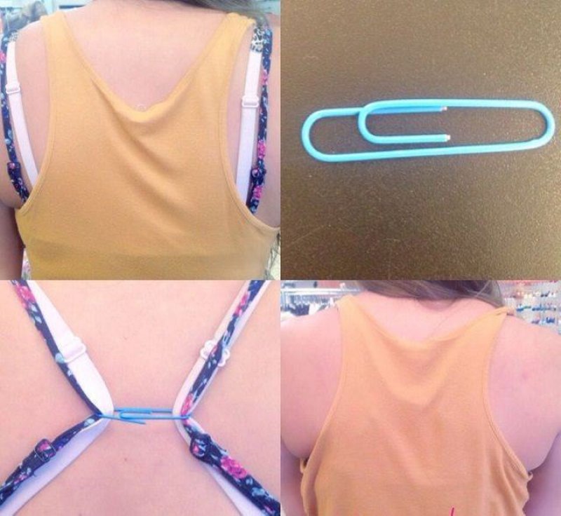 How To Turn Your Bra Into a Racerback 