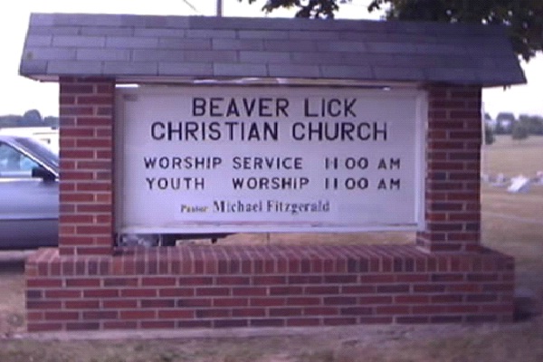 Beaver Lick Christian Church-Bizarre Church Names