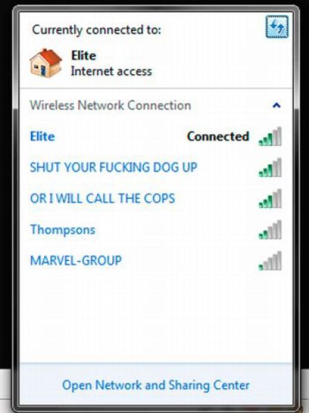 A wifi argument-Funny Wifi Names