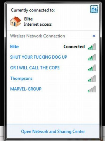  Funny Wifi Names 