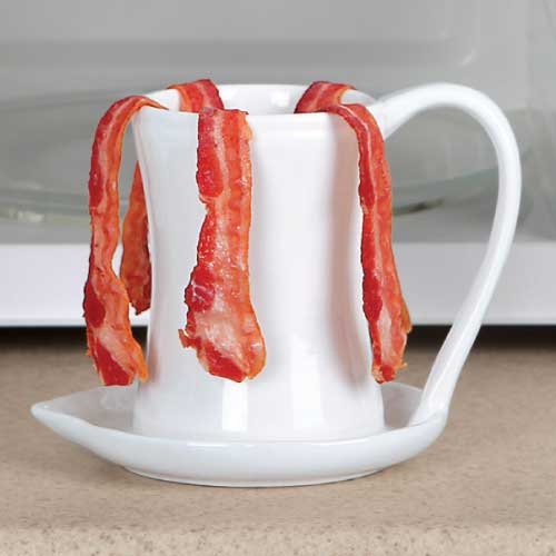 Microwave bacon-Inventions That Make Breakfast Fun